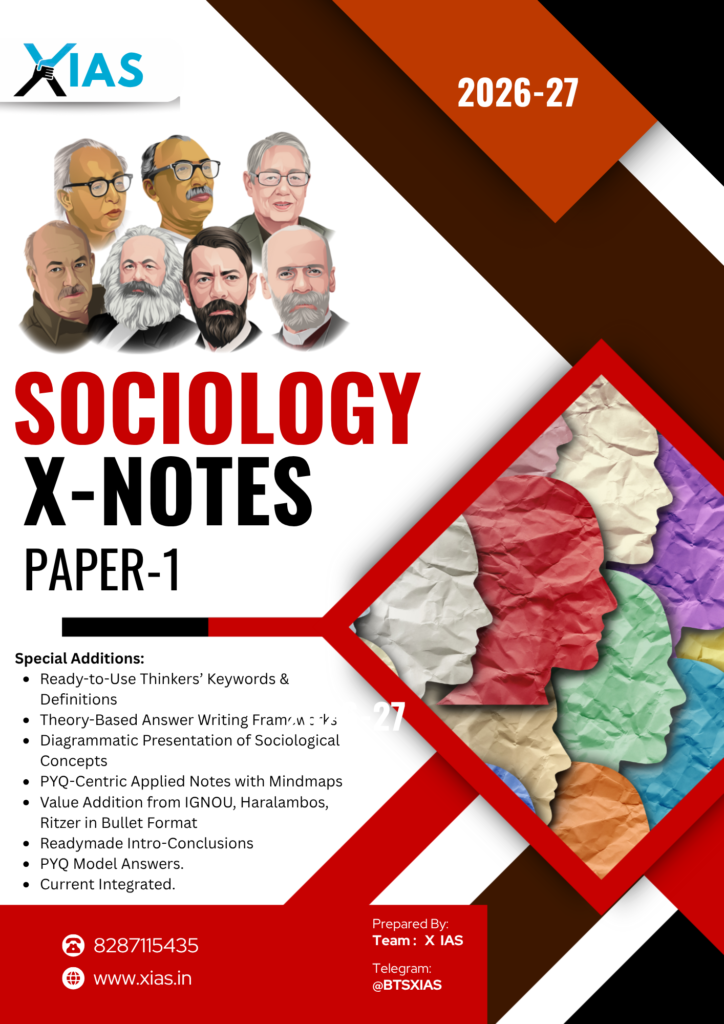 FEATURES OF SOCIOLOGY X-NOTES