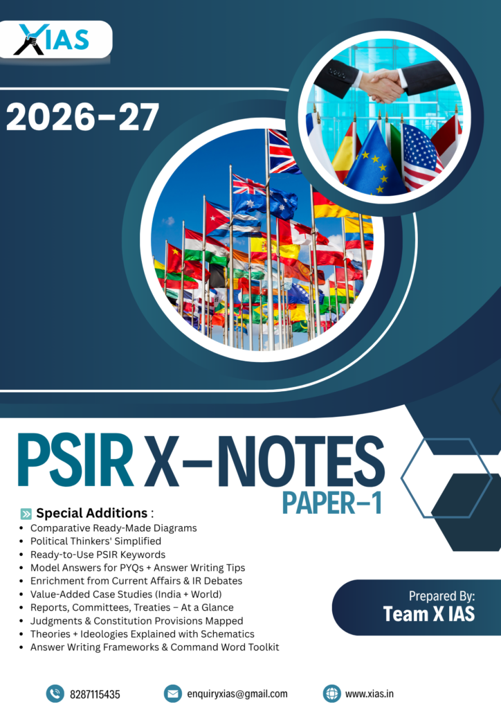 FEATURES OF PSIR X NOTES