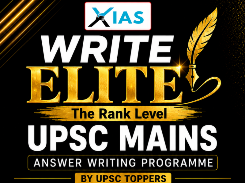 WriteElite: The Rank Level UPSC MAINS Answer Writing Programme