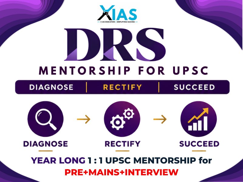DRS MENTORSHIP : YEAR LONG 1:1 UPSC MENTORSHIP
