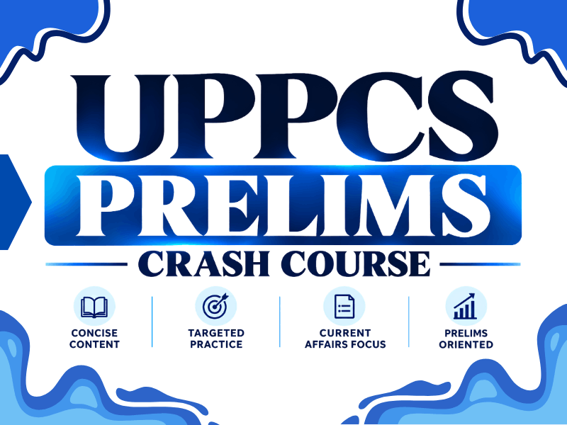 UPPCS PRELIMS CRASH COURSE 2026